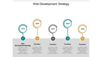 Web Development Strategy Ppt PowerPoint Presentation Gallery Background Image Cpb