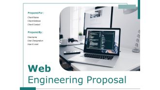 Web Engineering Proposal Ppt PowerPoint Presentation Complete Deck With Slides