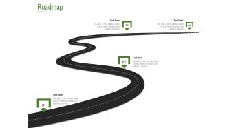 Website Design And Development Roadmap Four Flow Process Ppt PowerPoint Presentation Show Example File PDF