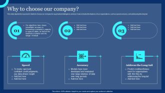 Why To Choose Our Company Ppt PowerPoint Presentation File Portfolio PDF