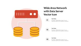 Wide Area Network With Data Server Vector Icon Ppt PowerPoint Presentation Professional Example PDF