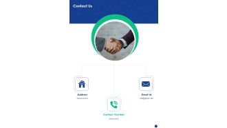 Wireless Healthcare Devices Proposal Contact Us One Pager Sample Example Document