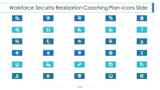 Workforce Security Realization Coaching Plan Icons Slide Ppt Ideas Topics PDF