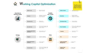 Working Capital Optimization Strategy Visibility Ppt PowerPoint Presentation Visual Aids Layouts