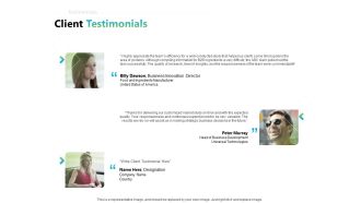 Writing Research Proposal Outline Client Testimonials Ppt Example 2015 PDF