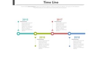 Year Based Timeline For Business Strategy Powerpoint Slides