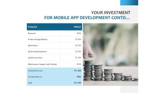 Your Investment For Mobile App Development Contd Ppt PowerPoint Presentation Portfolio Topics