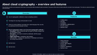 About Cloud Cryptography Cloud Data Security Using Cryptography Mockup Pdf