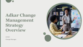 Adkar Change Management Strategy Overview PPT Guidelines AT