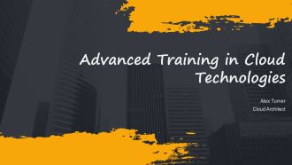 Advanced Training In Cloud Technologies PPT Structure AT