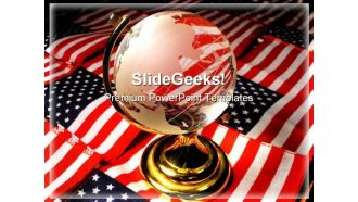 Ameri Globe PowerPoint Template 1110