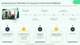 Analysing Exit Interviews To Acquire Constructive Feedback Analysing Hr Data For Effective Decision Making