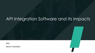 Api Integration Software And Its Impacts PPT Sample AT