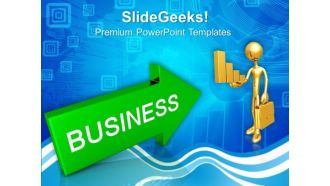 Arrow With Word Business PowerPoint Templates And PowerPoint Themes 0912