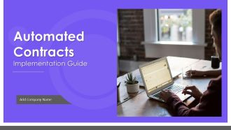 Automated Contracts Implementation Guide PPT Example