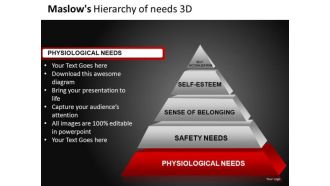 Bottom Layer Of Pyramid 3d PowerPoint Templates Bottom Layers Ppt