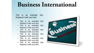 Business International Global PowerPoint Presentation Slides F