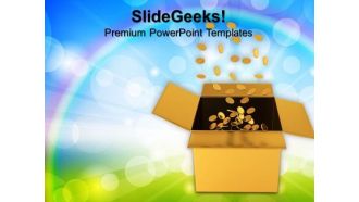 Coins Investment Finance PowerPoint Templates And PowerPoint Themes 0812