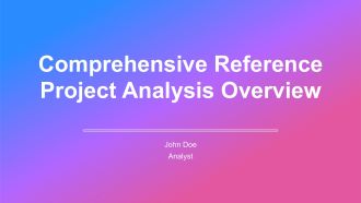 Comprehensive Reference Project Analysis Overview PPT Powerpoint AT