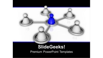 Concept Of Teamwork Business Network PowerPoint Templates Ppt Backgrounds For Slides 0313