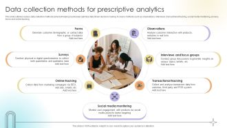 Data Collection Methods For Prescriptive Analytics Data Analytics SS V