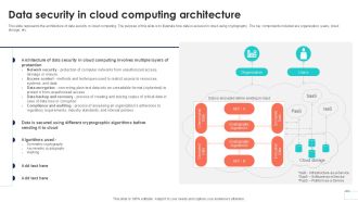 Data Security In Cloud Computing Data Security In Cloud Computing Ppt Example