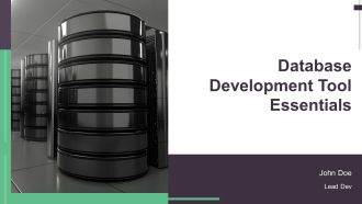 Database Development Tool Essentials PPT Guidelines AT