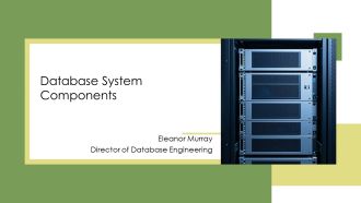 Database System Components PPT Slides VM
