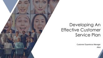 Developing An Effective Customer Service Plan PPT Presentation AT