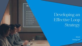Developing An Effective Loop Strategy PPT Guidelines AT