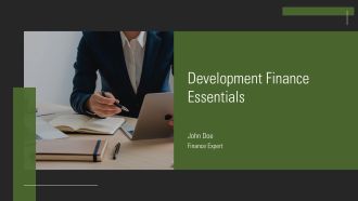 Development Finance Essentials PPT Designs AT