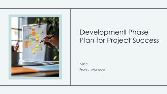 Development Phase Plan For Project Success PPT Structure AT