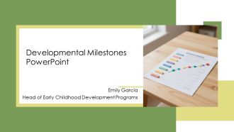 Developmental Milestones PPT Sample VM