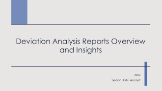 Deviation Analysis Reports Overview And Insights PPT Example AT