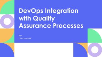 Devops Integration With Quality Assurance Processes PPT Graphics AT