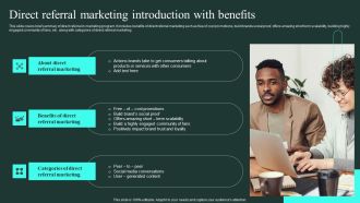 Direct Referral Marketing Introduction With Benefits Word Of Mouth Marketing Inspiration Pdf