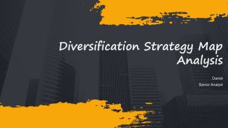 Diversification Strategy Map Analysis PPT Presentation AT