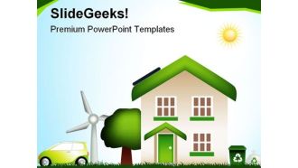 Eco House Environment PowerPoint Templates And PowerPoint Backgrounds 0611