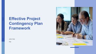 Effective Project Contingency Plan Framework PPT Powerpoint AT