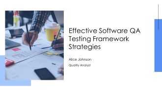 Effective Software Qa Testing Framework Strategies PPT Slides AT