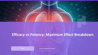 Efficacy Vs Potency Maximum Effect Breakdown PPT Outline AT