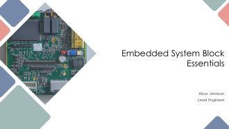 Embedded System Block Essentials PPT Information AT