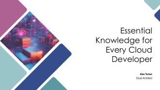 Essential Knowledge For Every Cloud Developer PPT Graphics AT
