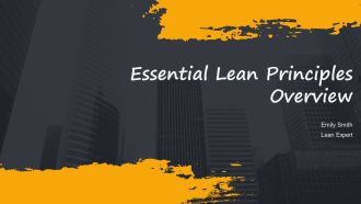Essential Lean Principles Overview PPT Structure AT