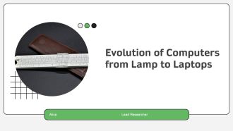 Evolution Of Computers From Lamp To Laptops PPT Sample AT