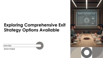 Exploring Comprehensive Exit Strategy Options Available PPT Presentation AT
