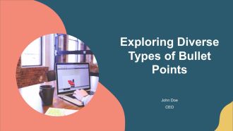 Exploring Diverse Types Of Bullet Points PPT Sample AT