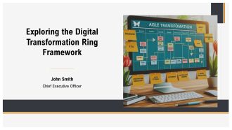 Exploring The Digital Transformation Ring Framework PPT Example AT