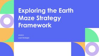 Exploring The Earth Maze Strategy Framework PPT Example AT