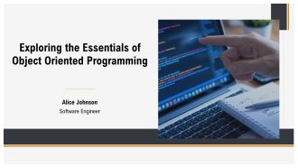 Exploring The Essentials Of Object Oriented Programming PPT Outline AT